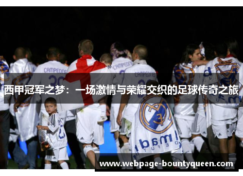 西甲冠军之梦:一场激情与荣耀交织的足球传奇之旅 西甲冠军之梦:一场激情与荣耀交织的足球传奇之旅