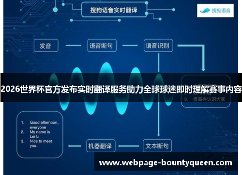 2026世界杯官方发布实时翻译服务助力全球球迷即时理解赛事内容